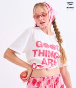 T-Shirt + Pants set, Shinori : Red - Image 4