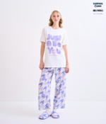 T-Shirt + Pants set, Shinori : Purple - Image 2