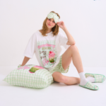 T-Shirt + Shorts set, More Sweets : Strawberry Matcha