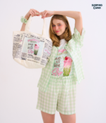 T-Shirt + Shorts set, More Sweets : Strawberry Matcha - Image 3