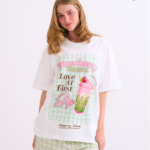 T-Shirt + Pants set, More Sweets : Strawberry Matcha