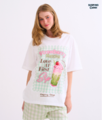 T-Shirt + Pants set, More Sweets : Strawberry Matcha