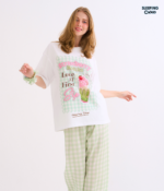 T-Shirt + Pants set, More Sweets : Strawberry Matcha - Image 4