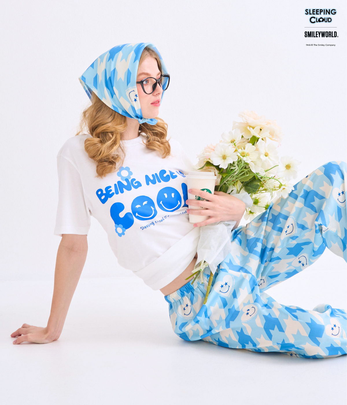 69 T-Shirt + Pants set, Shinori : Blue - Image 1