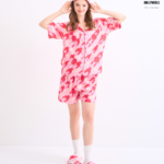Shinori Collection Short sleeves + Shorts : Red