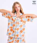 Shinori Collection Short sleeves + Pants : Orange - Image 3