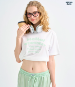 T-Shirt + Pants set, One stripe : Wednesday