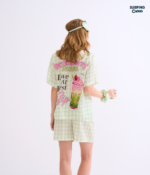 More Sweet Please, Short sleeves + Shorts : Strawberry Matcha - Image 2