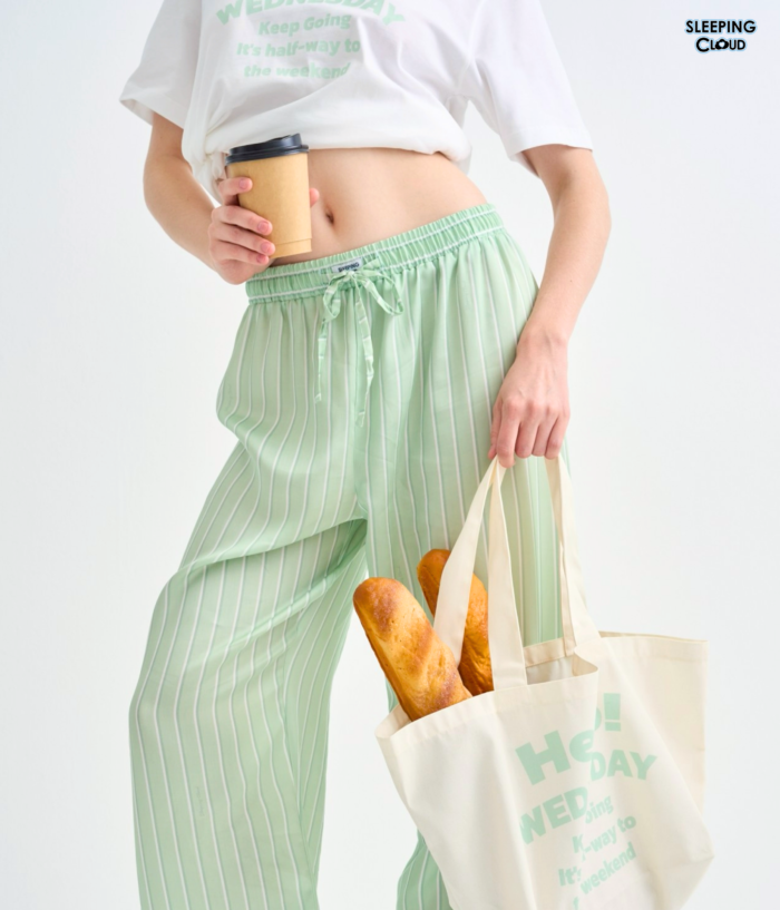 T-Shirt + Pants set, One stripe : Wednesday - Image 3