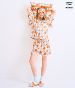 Shinori Collection Short sleeves + Shorts : Orange