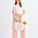 T-Shirt + Pants set, One stripe : Thursday