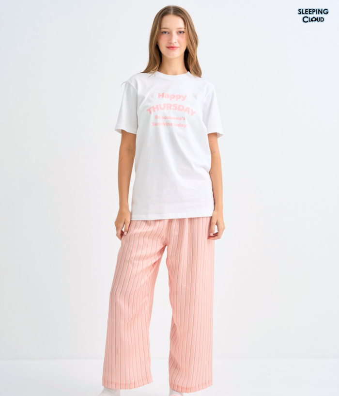 T-Shirt + Pants set, One stripe : Thursday - Image 2