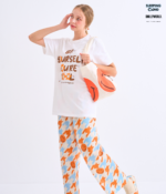 T-Shirt + Pants set, Shinori : Orange - Image 6
