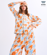 Shinori Collection Long sleeves + Pants : Orange - Image 8