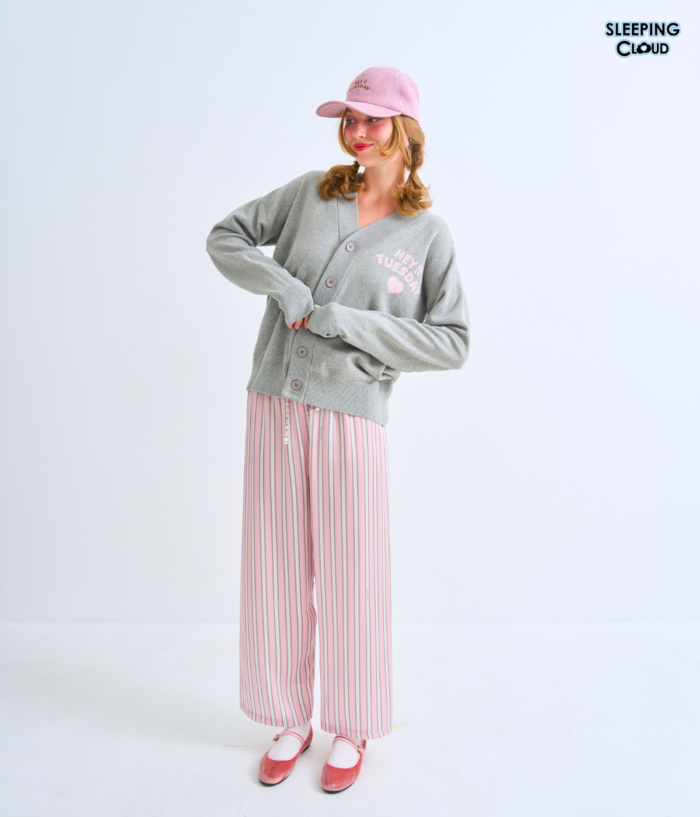 Travel-Ready PJs set I Cardigan + 100% Lyocell Pants  : Tuesday - Image 3