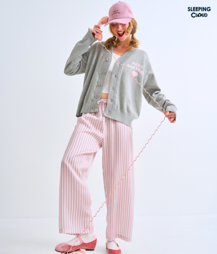 Travel-Ready PJs set I Cardigan + 100% Lyocell Pants  : Tuesday - Image 7