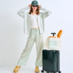 Travel-Ready PJs set I Cardigan + 100% Lyocell Pants  : Wednesday