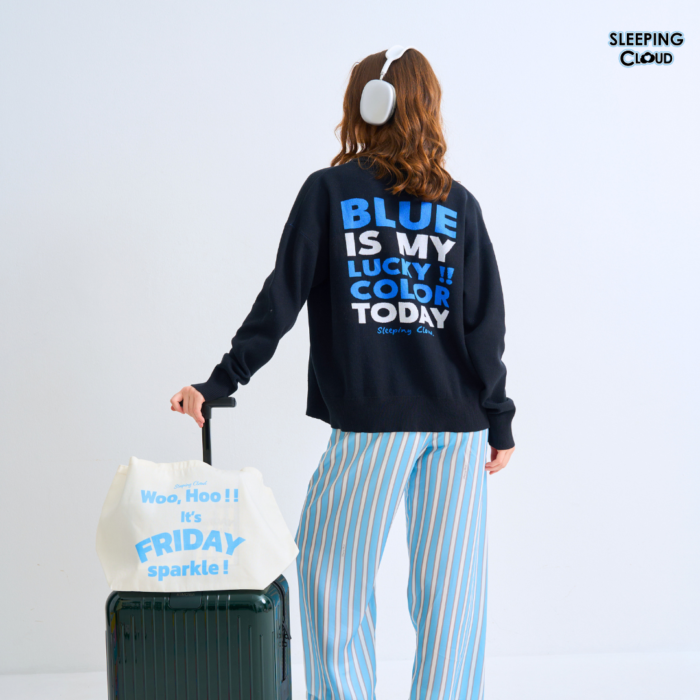 Travel-Ready PJs set I Cardigan + 100% Lyocell Pants  : Friday - Image 3