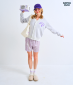 Travel-Ready PJs set I Cardigan + 100% Lyocell Pants  : Saturday