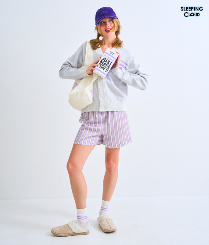 Travel-Ready PJs set I Cardigan + 100% Lyocell Pants  : Saturday - Image 8