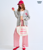 Travel-Ready PJs set I Cardigan + 100% Lyocell Pants  : Sunday - Image 3