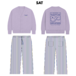 Travel-Ready PJs set I Cardigan + 100% Lyocell Pants  : S.W. Saturday