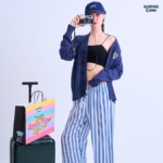 Travel-Ready PJs set I Cardigan + 100% Lyocell Pants  : S.W. Friday