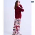 Travel-Ready PJs set I Cardigan + 100% Lyocell Pants  : S.W. Sunday - Image 5