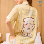 ชุดนอน SLEEPING CLOUD | ชุดนอน 100% LYOCELL ผ้านุ่ม เย็น ใส่สบาย : BearPlease 7days-Monday - Image 6