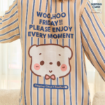 ชุดนอน SLEEPING CLOUD | ชุดนอน 100% LYOCELL ผ้านุ่ม เย็น ใส่สบาย : BearPlease 7days-Friday - Image 7