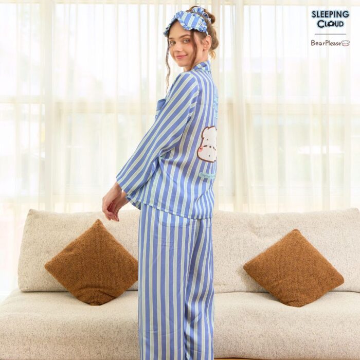 ชุดนอน SLEEPING CLOUD | ชุดนอน 100% LYOCELL ผ้านุ่ม เย็น ใส่สบาย : BearPlease 7days-Saturday - Image 7