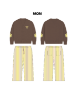 Travel-Ready PJs set I Cardigan + 100% Lyocell Pants  : S.W. Monday