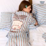 ชุดนอน SLEEPING CLOUD | ชุดนอน 100% LYOCELL ผ้านุ่ม เย็น ใส่สบาย : BearPlease 7days-Thursday - Image 3