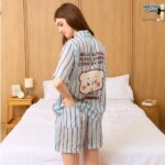 ชุดนอน SLEEPING CLOUD | ชุดนอน 100% LYOCELL ผ้านุ่ม เย็น ใส่สบาย : BearPlease 7days-Thursday - Image 5