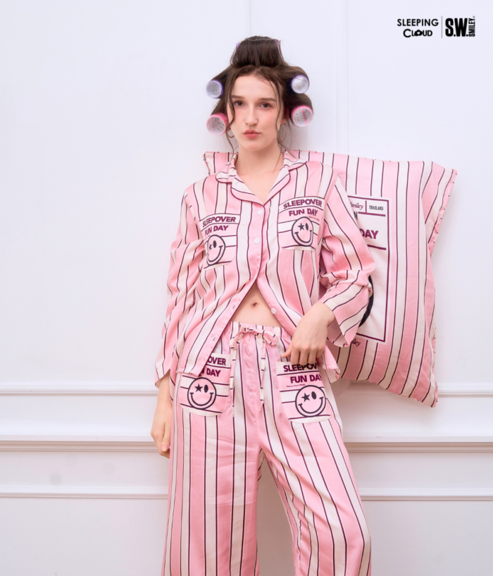 ชุดนอน SLEEPING CLOUD | ชุดนอน 100% LYOCELL ผ้านุ่ม เย็น ใส่สบาย :  Playful Days Tuesday - Image 8
