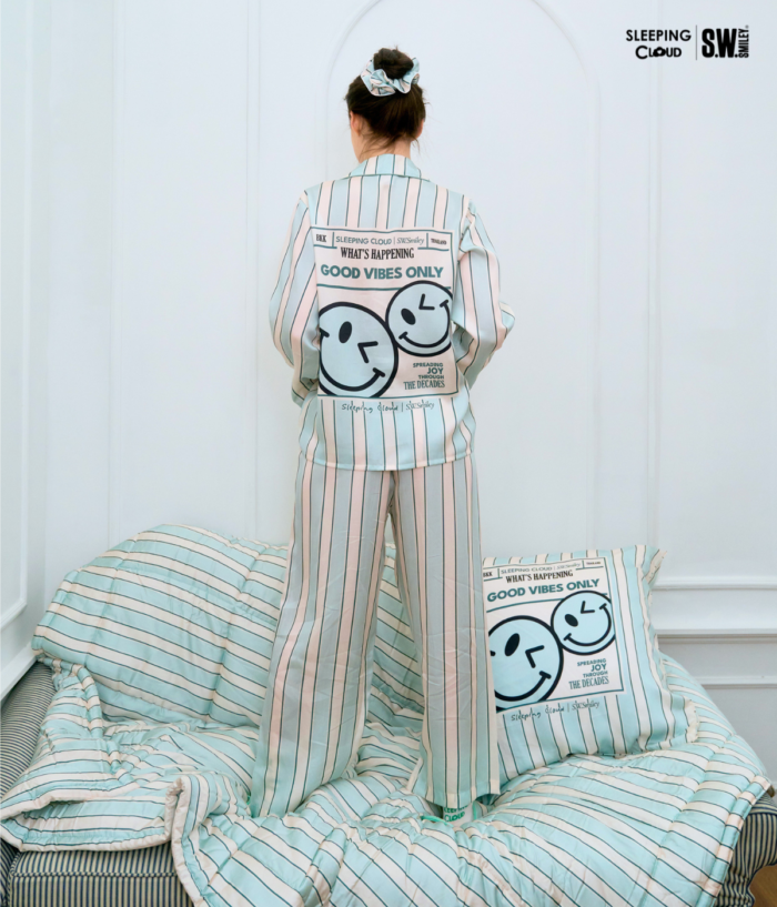 ชุดนอน SLEEPING CLOUD | ชุดนอน 100% LYOCELL ผ้านุ่ม เย็น ใส่สบาย :  Playful Days Wednesday - Image 3
