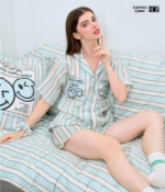 ชุดนอน SLEEPING CLOUD | ชุดนอน 100% LYOCELL ผ้านุ่ม เย็น ใส่สบาย :  Playful Days Wednesday - Image 5