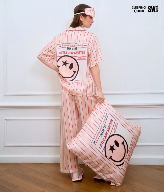 ชุดนอน SLEEPING CLOUD | ชุดนอน 100% LYOCELL ผ้านุ่ม เย็น ใส่สบาย :  Playful Days Thursday - Image 2