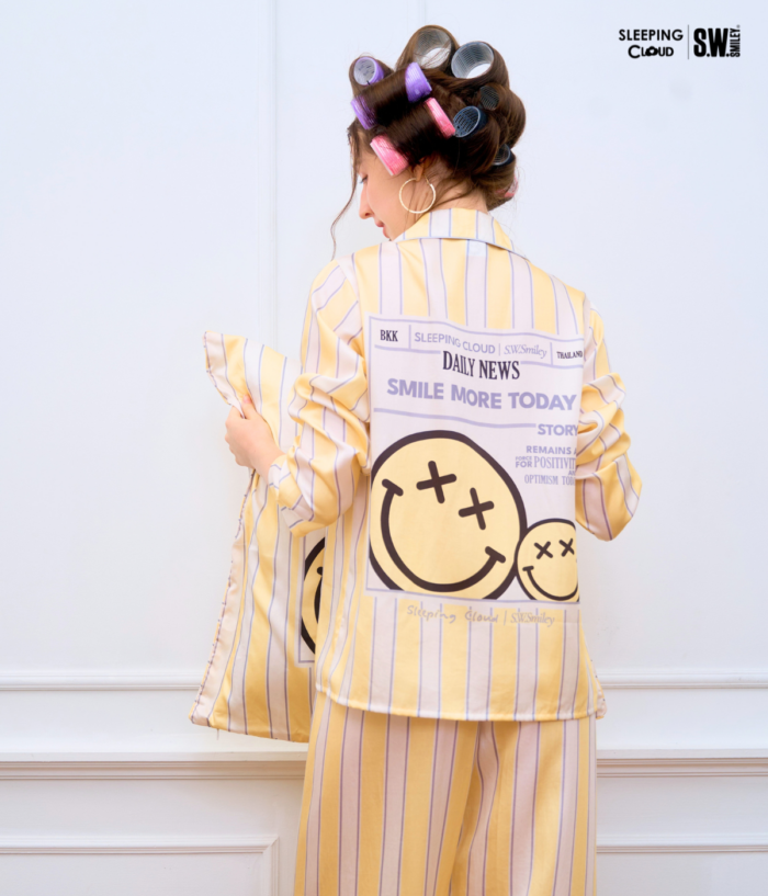 ชุดนอน SLEEPING CLOUD | ชุดนอน 100% LYOCELL ผ้านุ่ม เย็น ใส่สบาย :  Playful Days Monday - Image 4