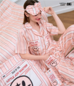 ชุดนอน SLEEPING CLOUD | ชุดนอน 100% LYOCELL ผ้านุ่ม เย็น ใส่สบาย :  Playful Days Thursday - Image 3