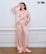 ชุดนอน SLEEPING CLOUD | ชุดนอน 100% LYOCELL ผ้านุ่ม เย็น ใส่สบาย :  Playful Days Thursday - Image 4