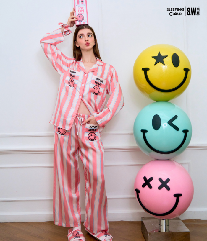 ชุดนอน SLEEPING CLOUD | ชุดนอน 100% LYOCELL ผ้านุ่ม เย็น ใส่สบาย :  Playful Days Sunday - Image 6