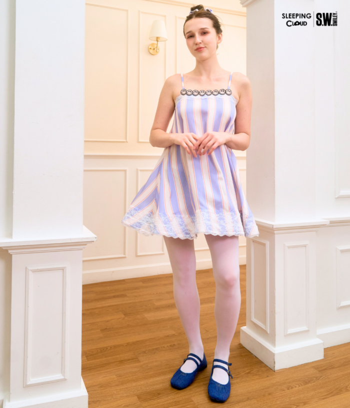 Playful Days  :  Lace-Trim Dress - Image 2