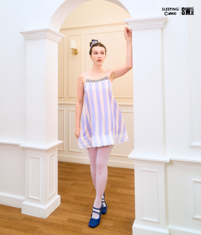 Playful Days  :  Lace-Trim Dress - Image 6