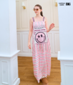 Playful Days  :  Long spaghetti dress - Image 4