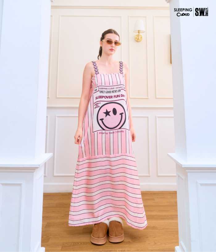 Playful Days  :  Long spaghetti dress - Image 7