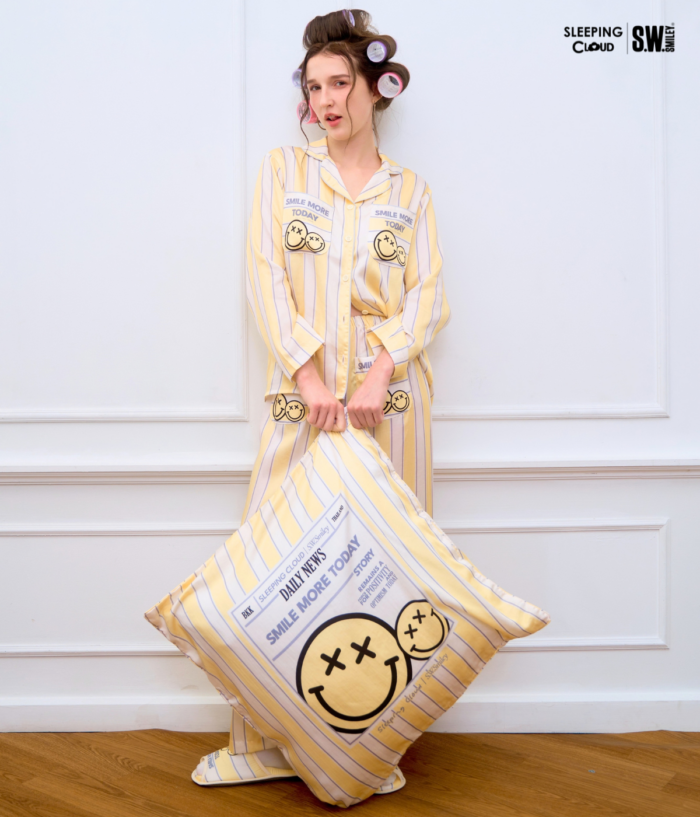 ชุดนอน SLEEPING CLOUD | ชุดนอน 100% LYOCELL ผ้านุ่ม เย็น ใส่สบาย :  Playful Days Monday - Image 8